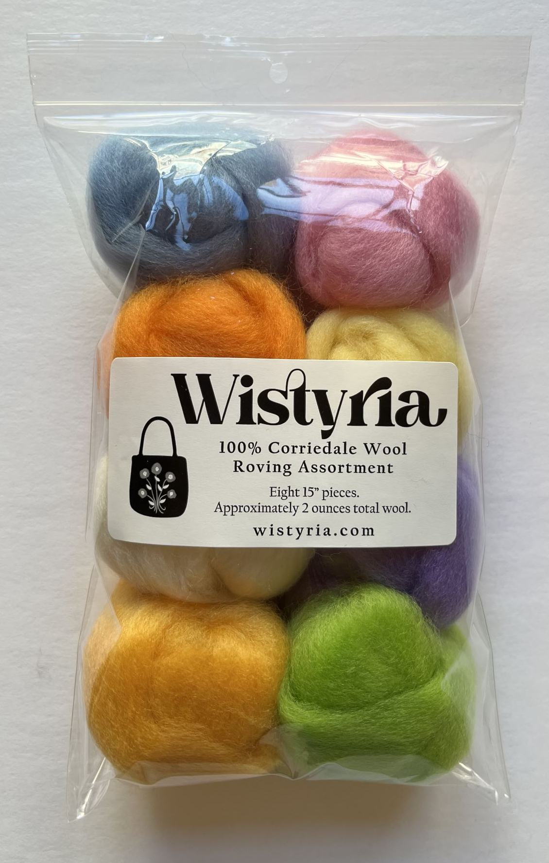 Wool Roving Assortment > Cotton Candy