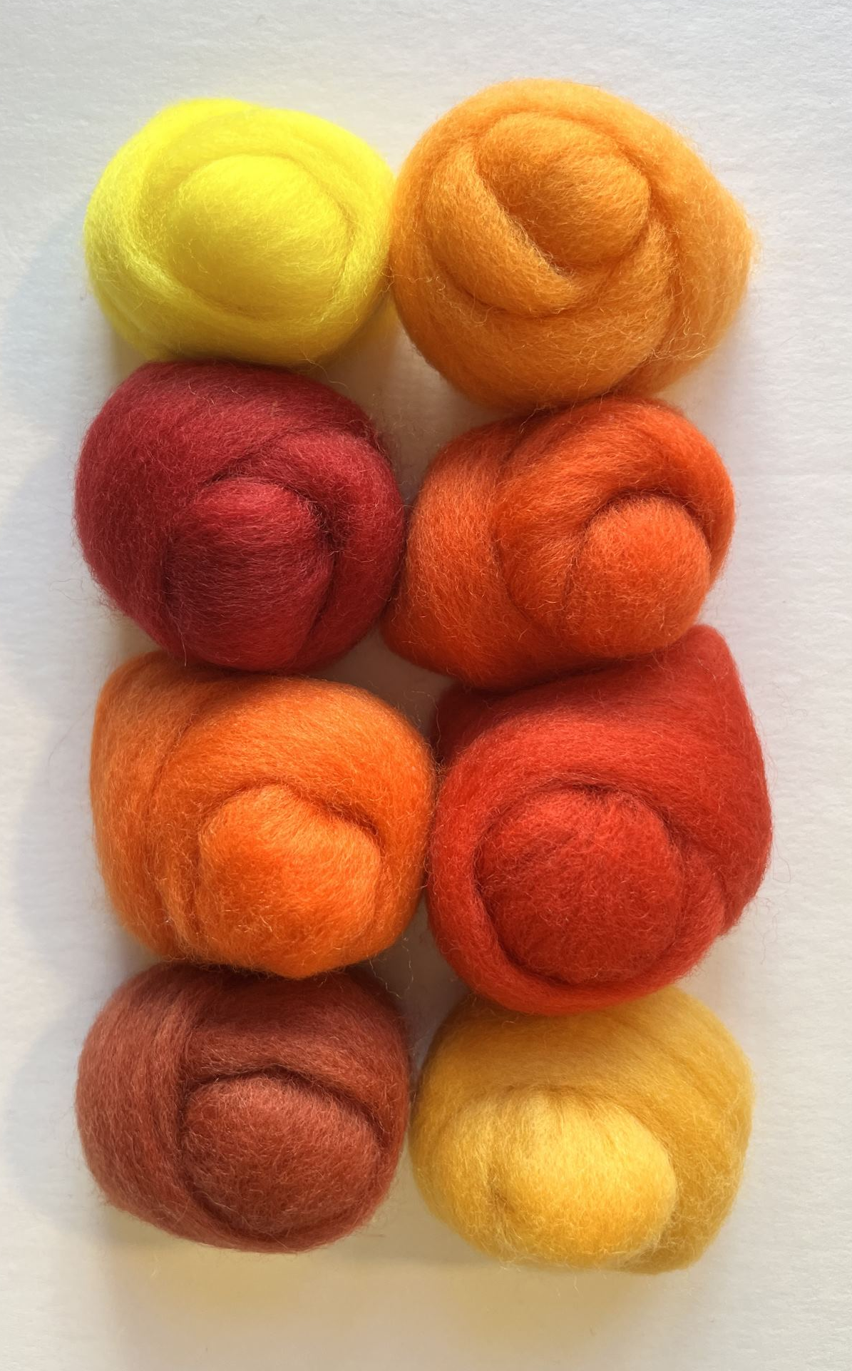 Wool Roving Assortment > Fire