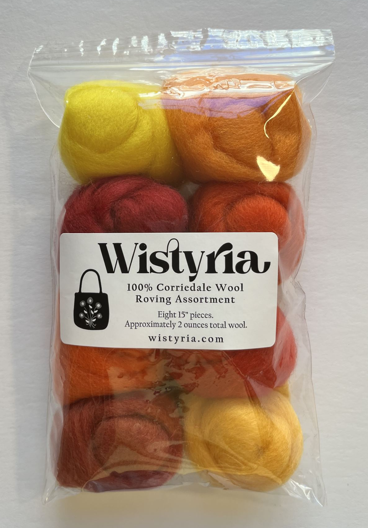 Wool Roving Assortment > Fire