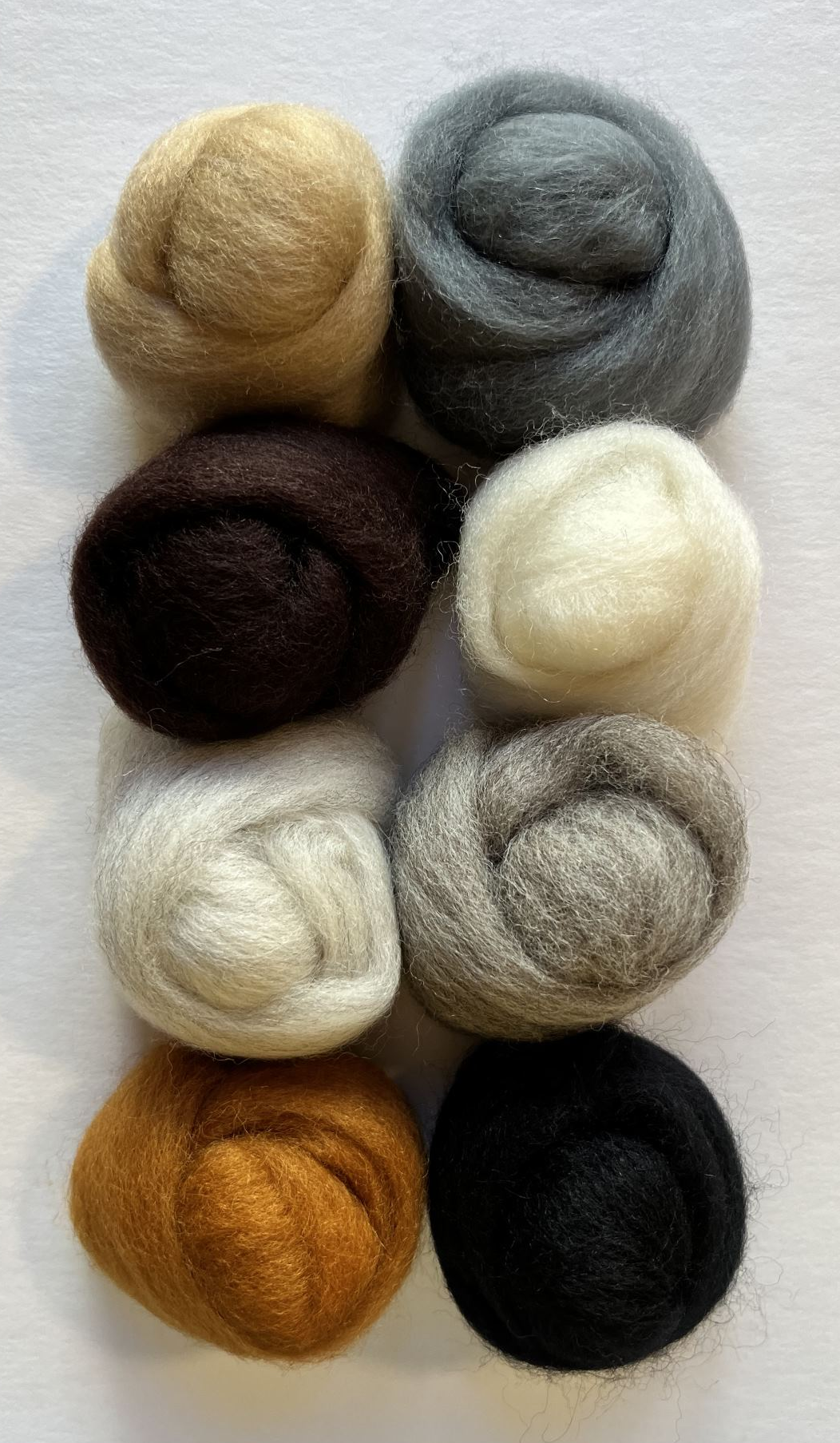 Wool Roving Assortment > Furry Friends