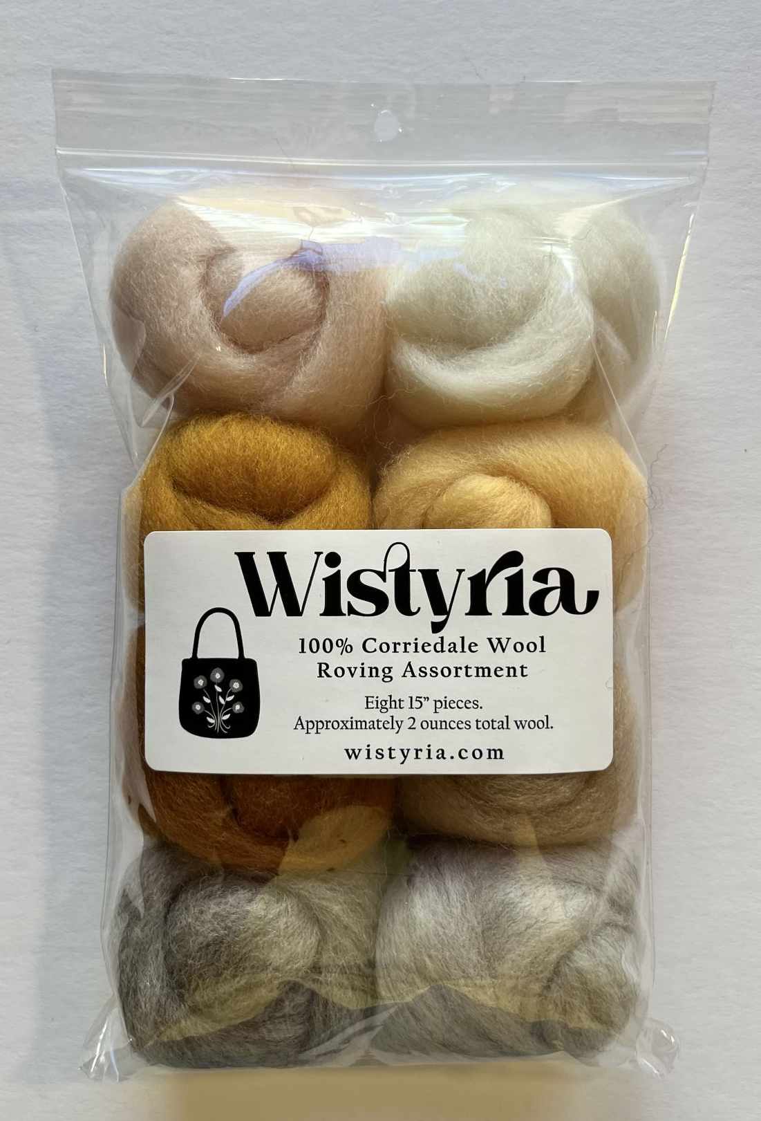 Wool Roving Assortment > Honeycomb