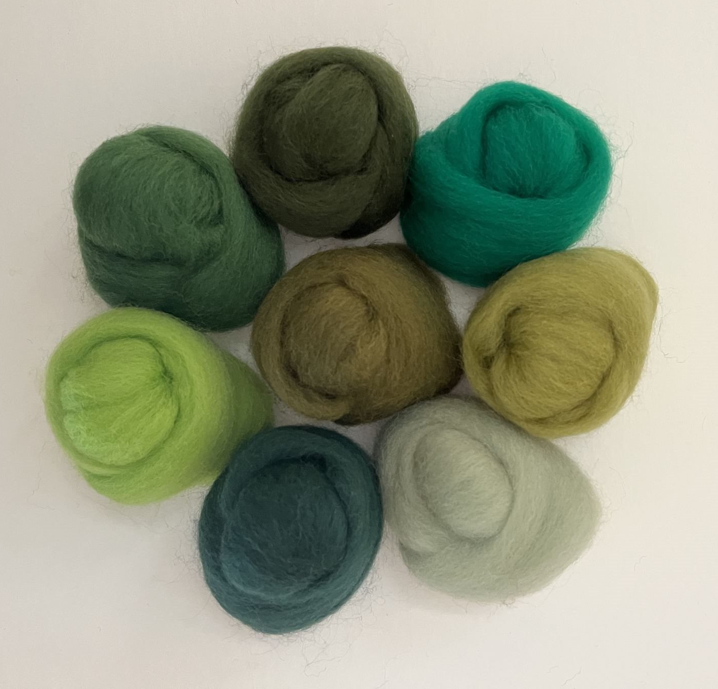 Wool Roving Assortment > Jungle