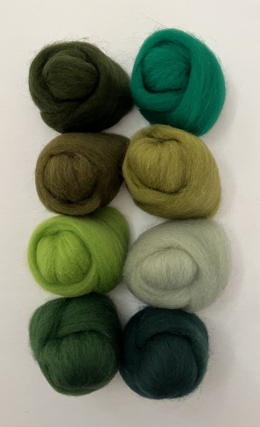 Wool Roving Assortment > Jungle