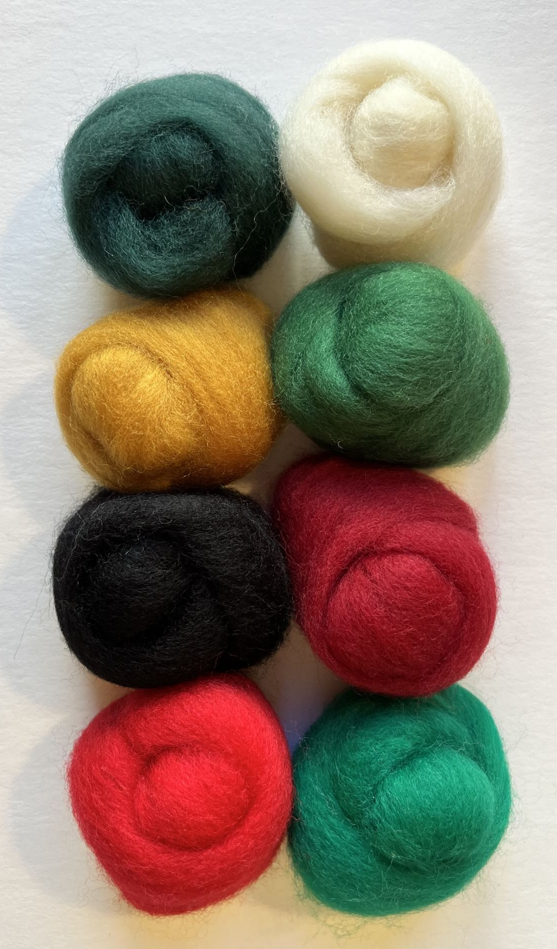 Wool Roving Assortment > Noel