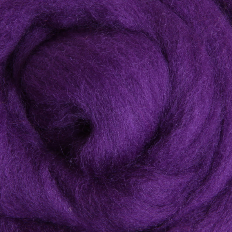 Wool Roving > Plum