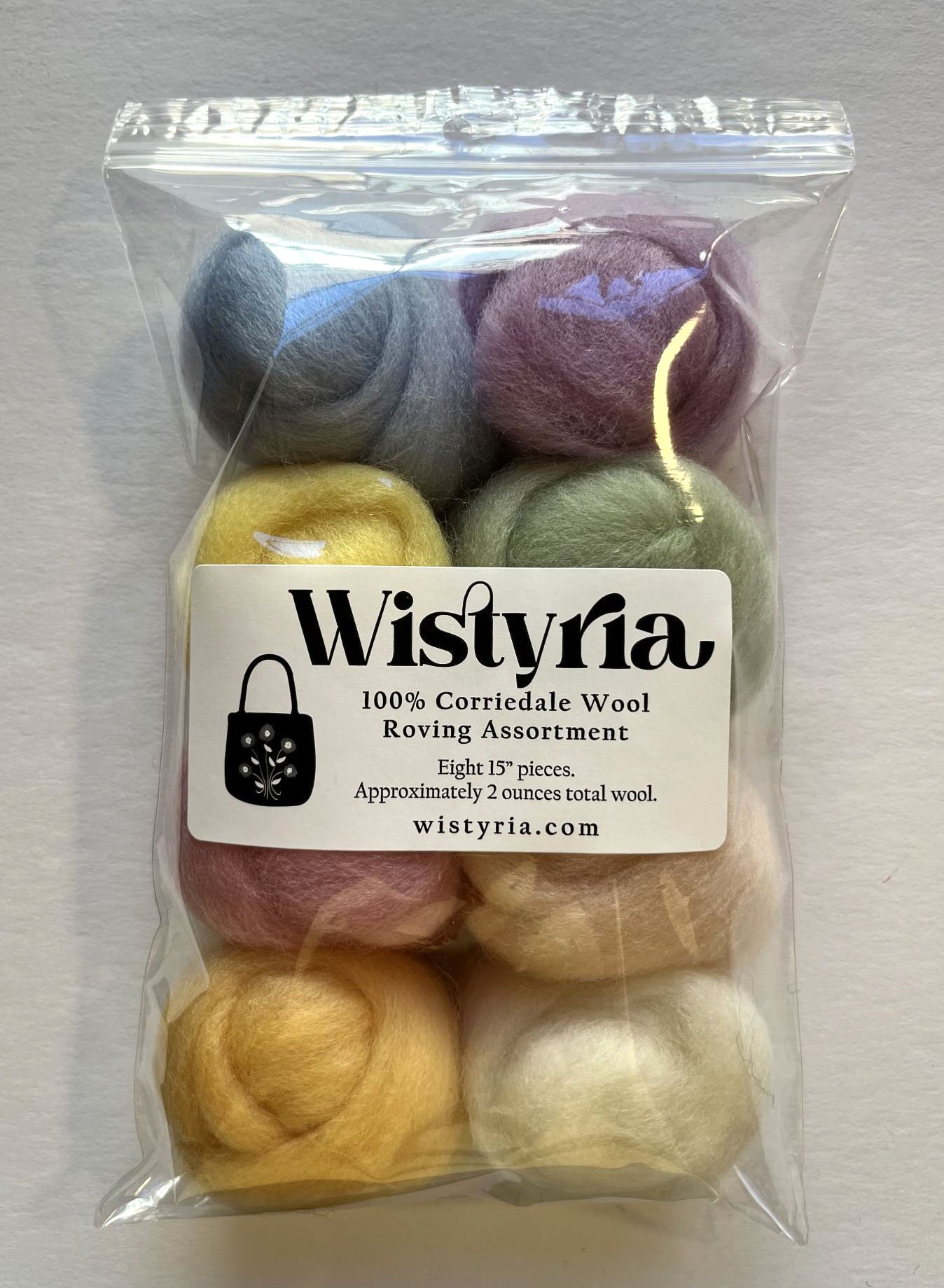 Wool Roving Assortment > Soft Pastels