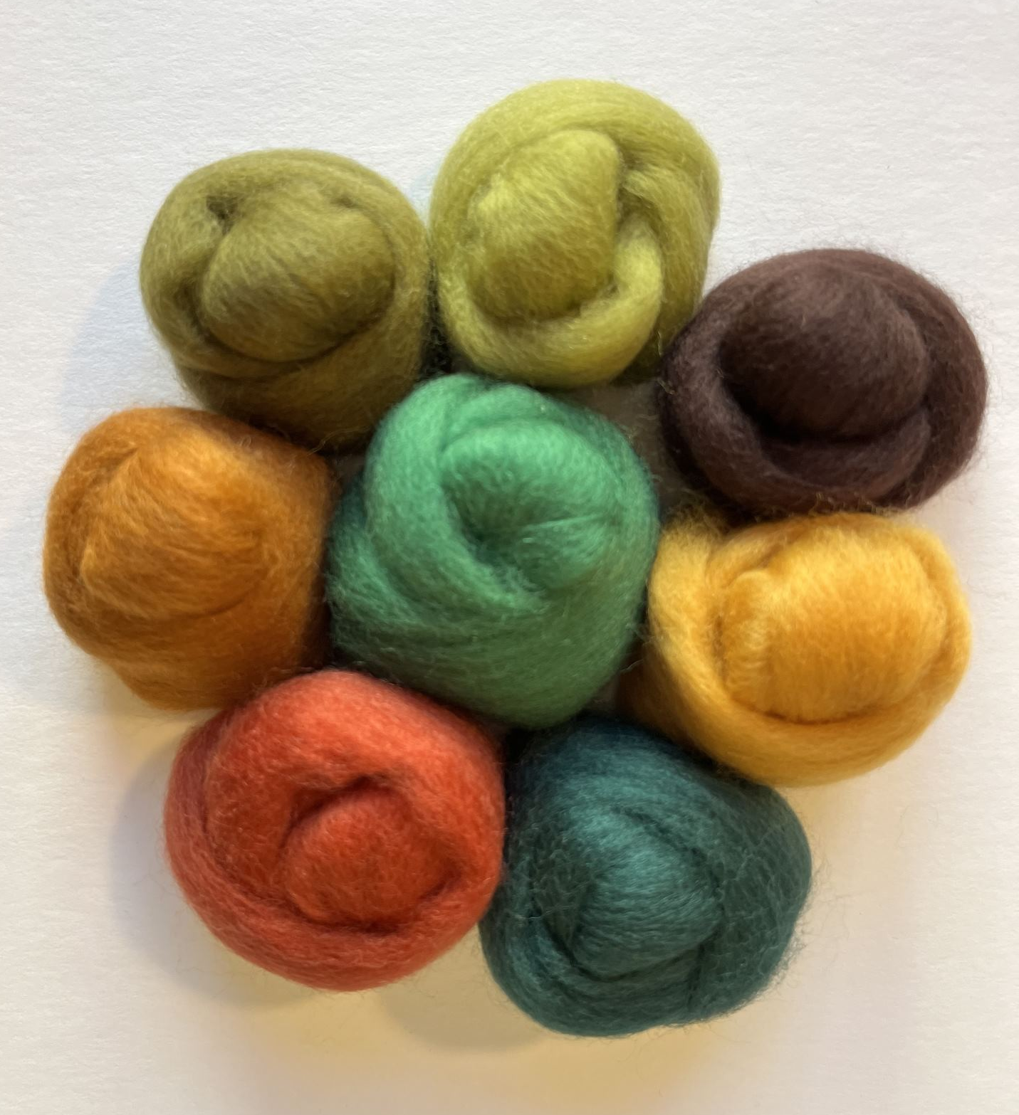Wool Roving Assortment > Woodsy – Wistyria