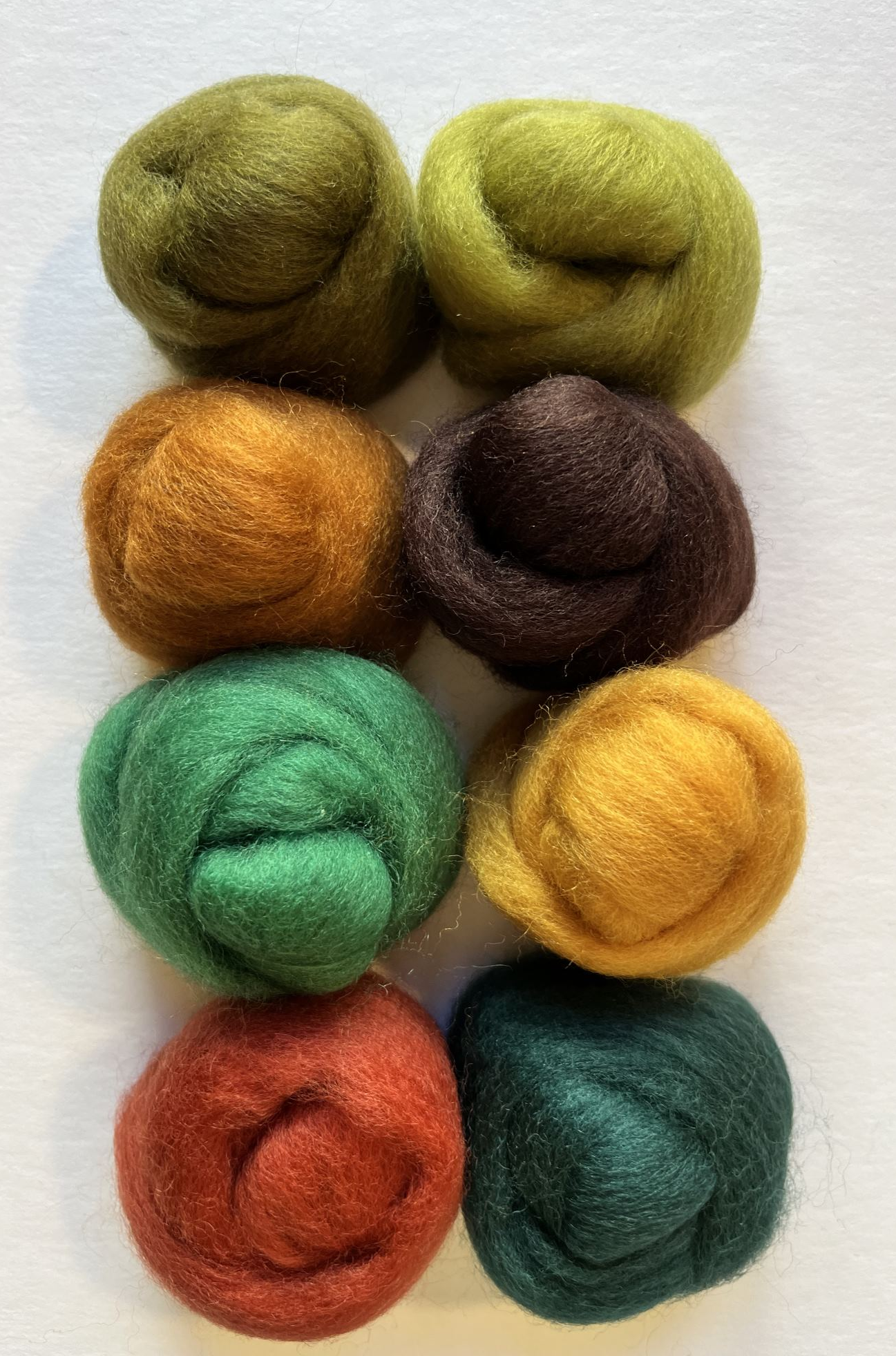 Wool Roving Assortment > Woodsy