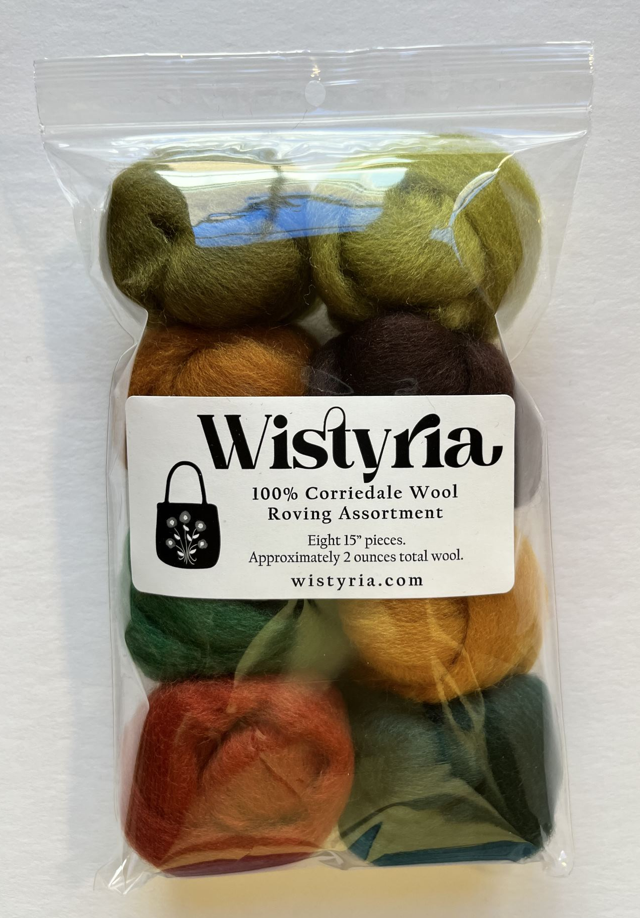 Wool Roving Assortment > Woodsy