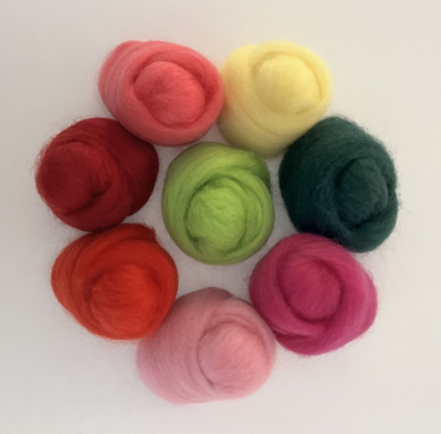 Wool Roving Assortment > Zinnias