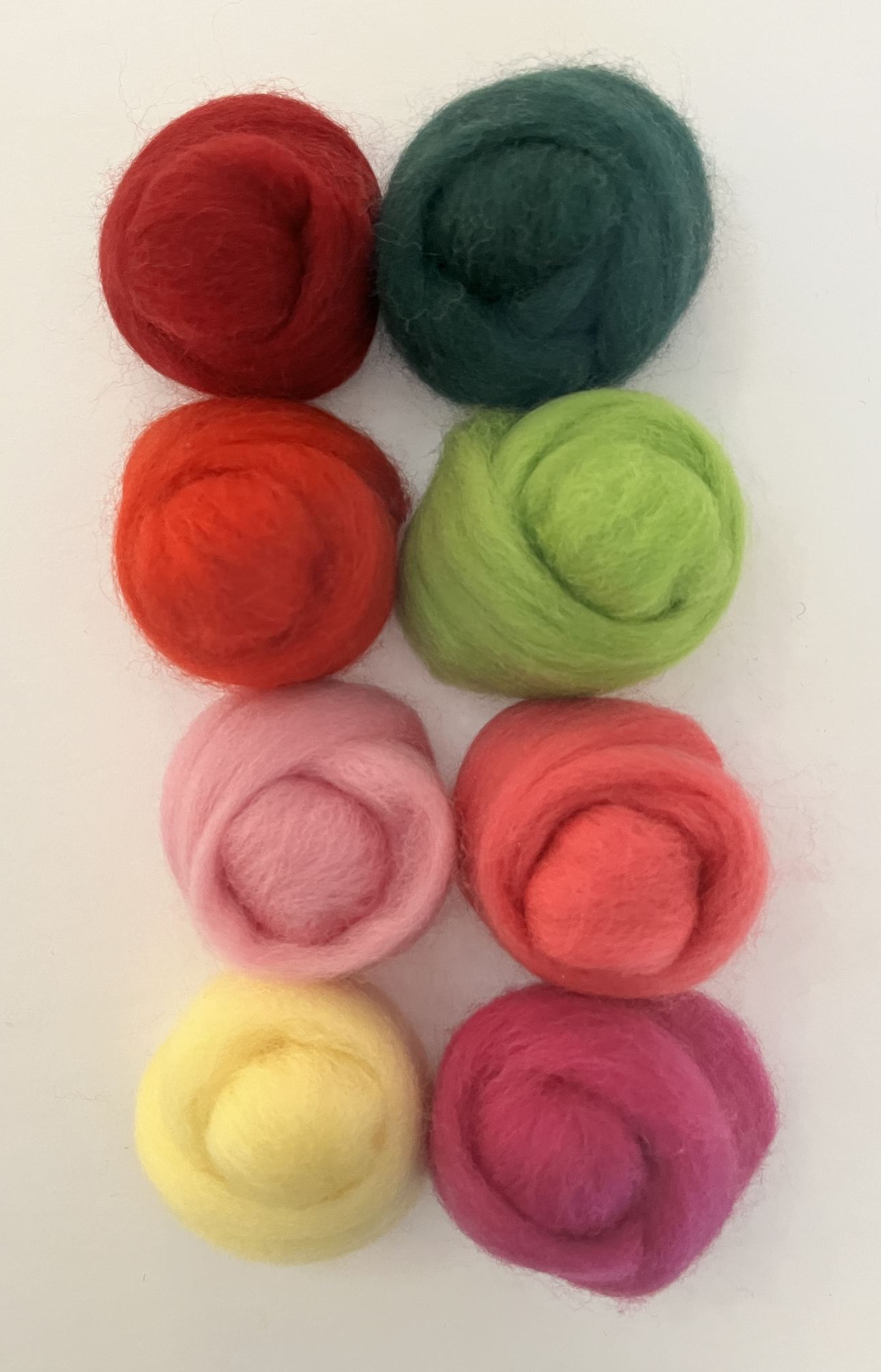 Wool Roving Assortment > Zinnias