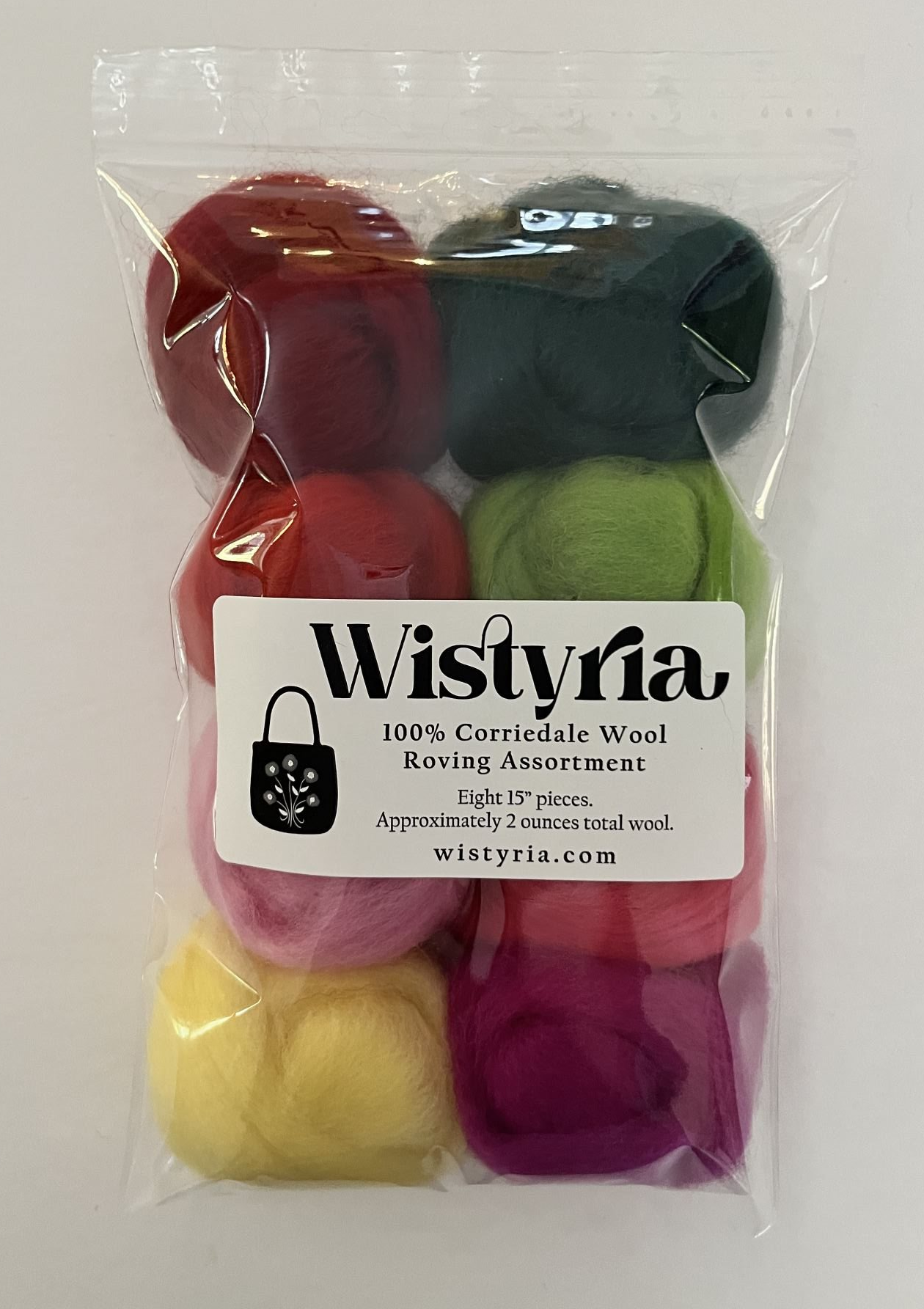 Wool Roving Assortment > Zinnias