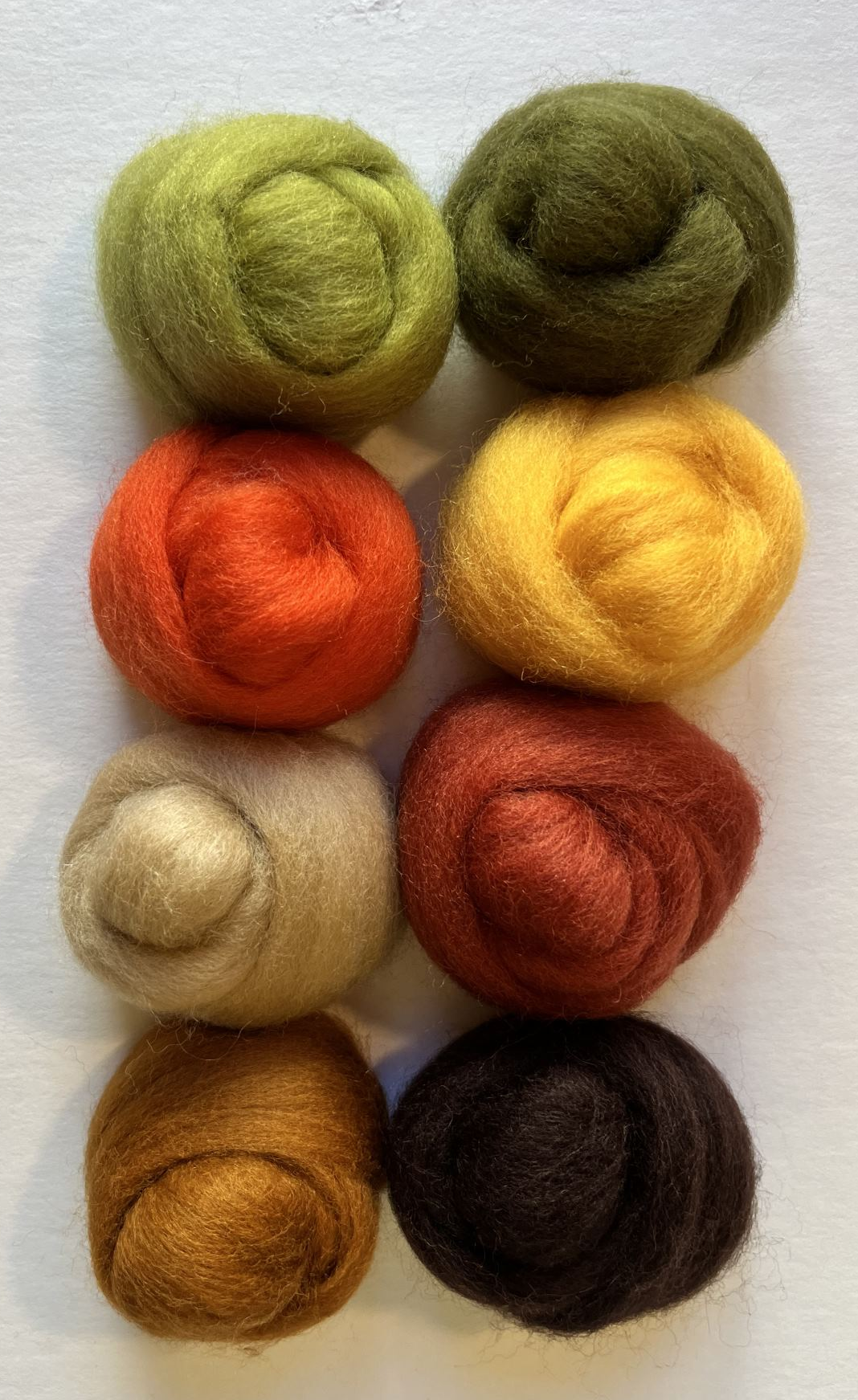 Wool Roving Assortment > Autumn