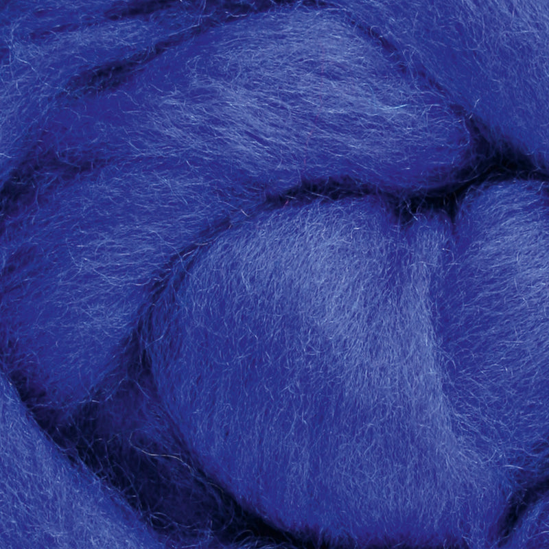 Blue Wool Roving – Wistyria