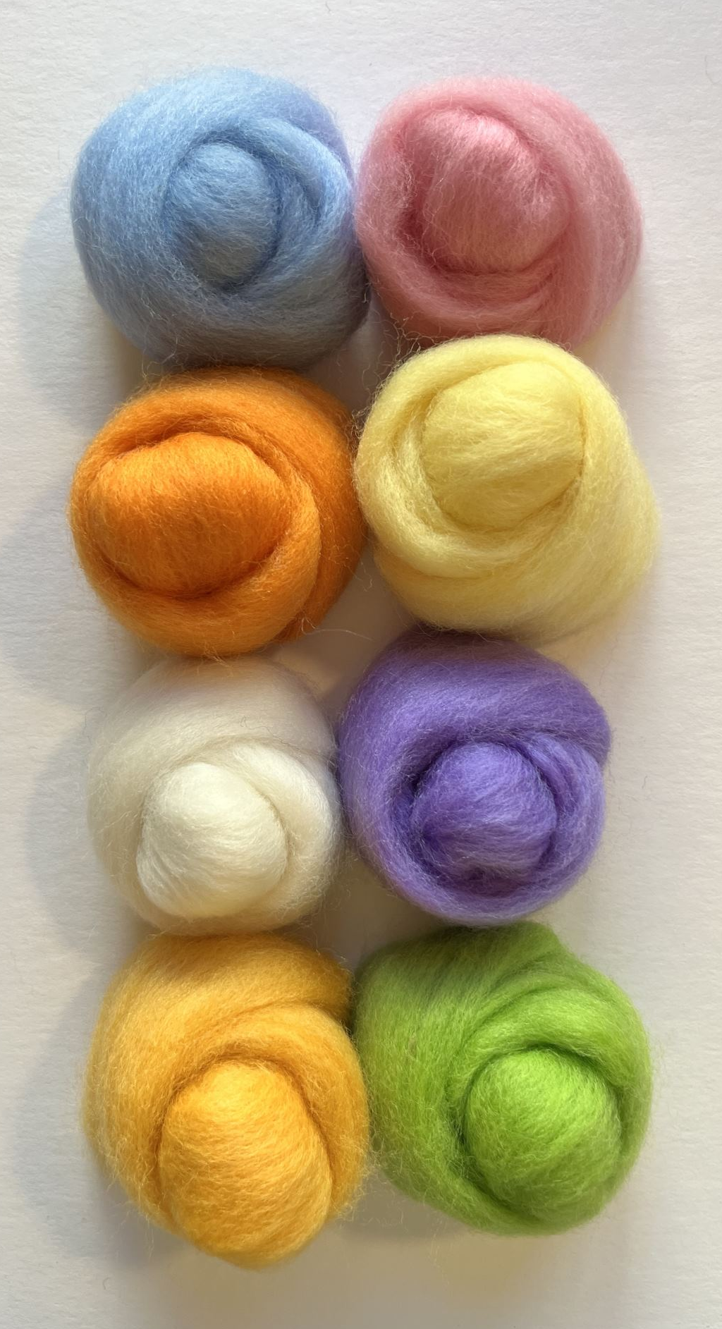 Wool Roving Assortment > Cotton Candy
