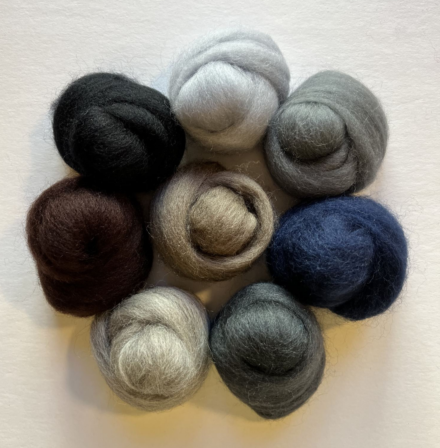 Wool Roving Assortment > Dark and Stormy