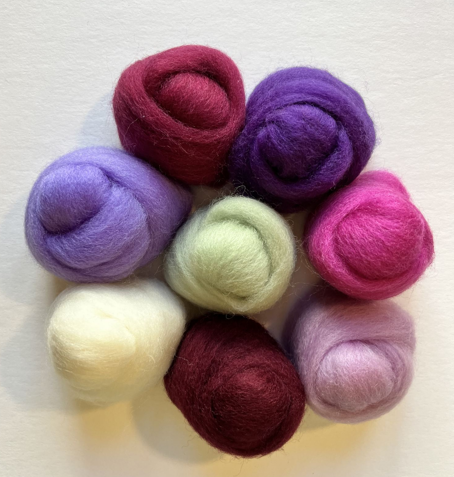 Wool Roving Assortment > Lilacs