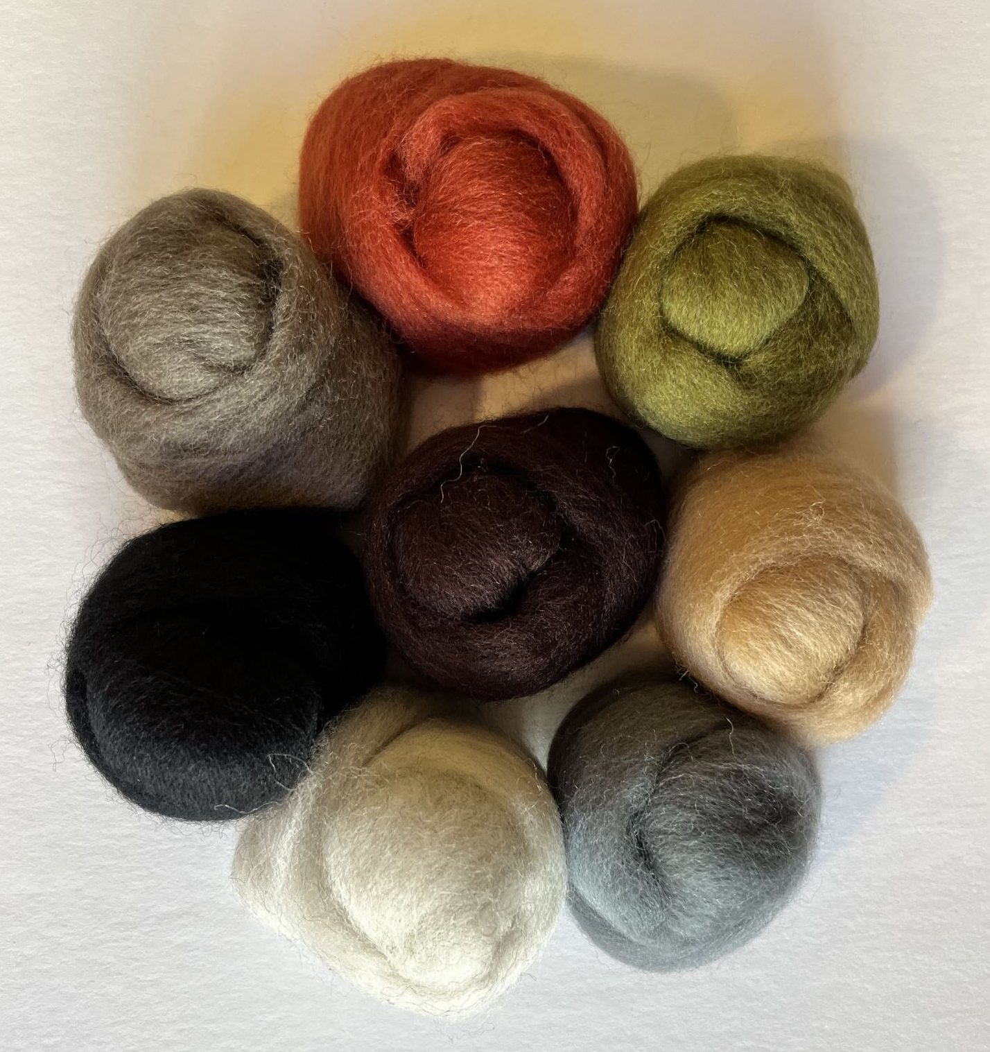 Wool Roving Assortment > Rustic