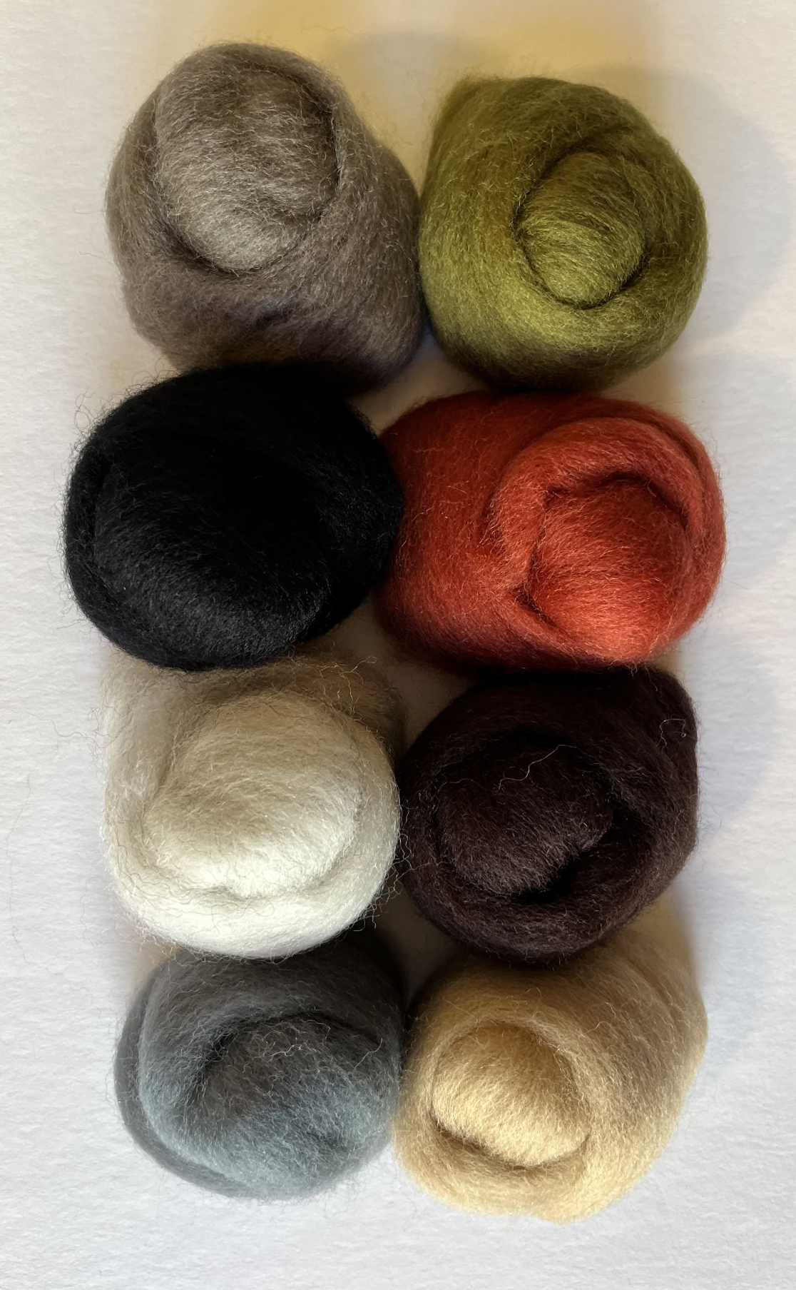 Wool Roving Assortment > Rustic