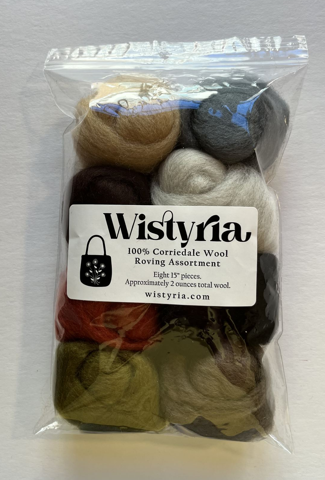 Wool Roving Assortment > Rustic